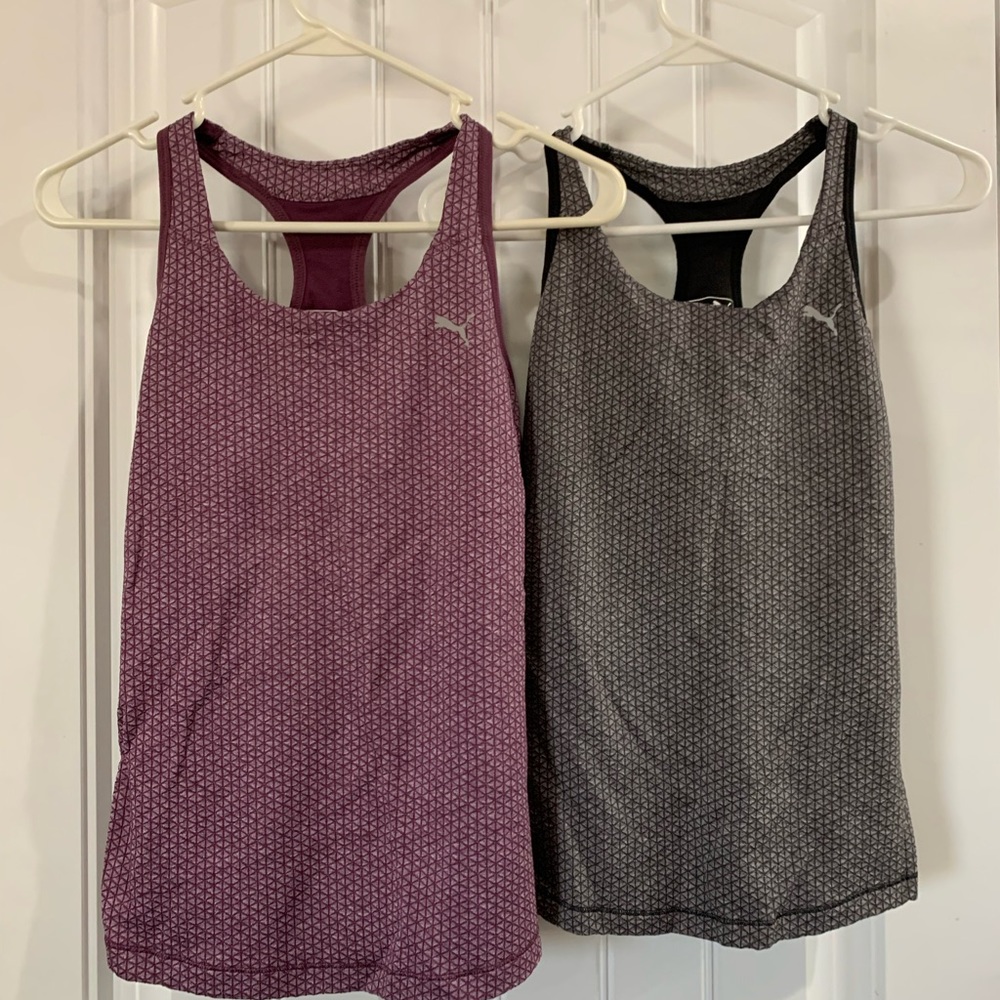 2 Puma work out tanks Sz Small
